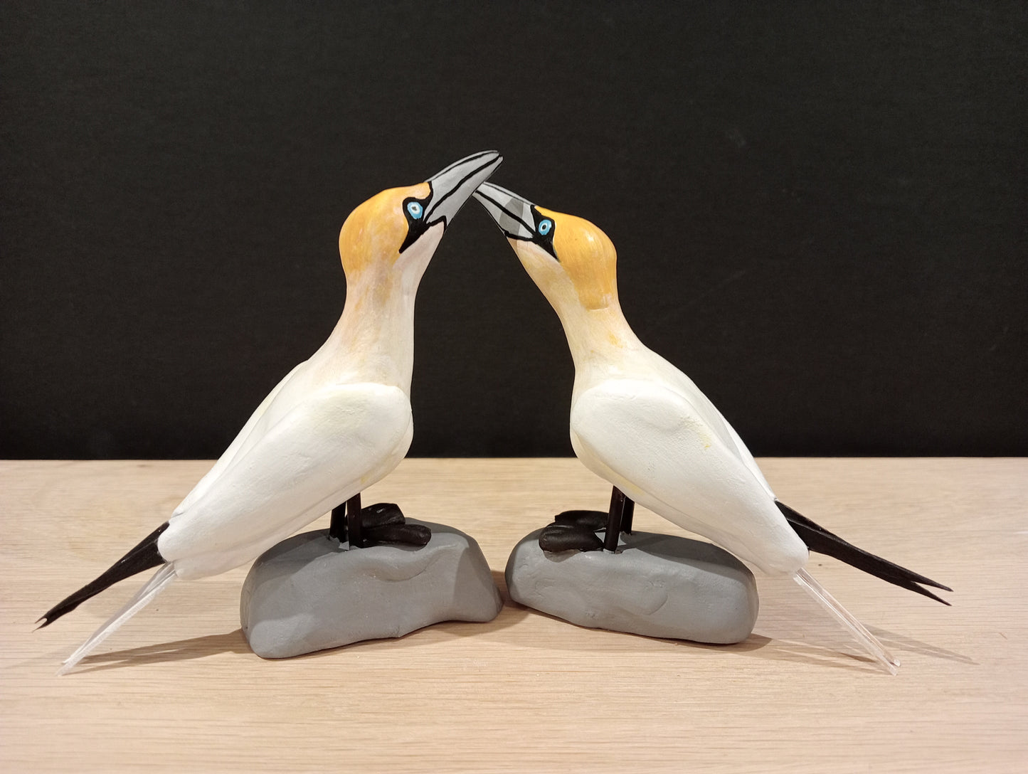 Northern Gannet in Courtship Display - Figurine