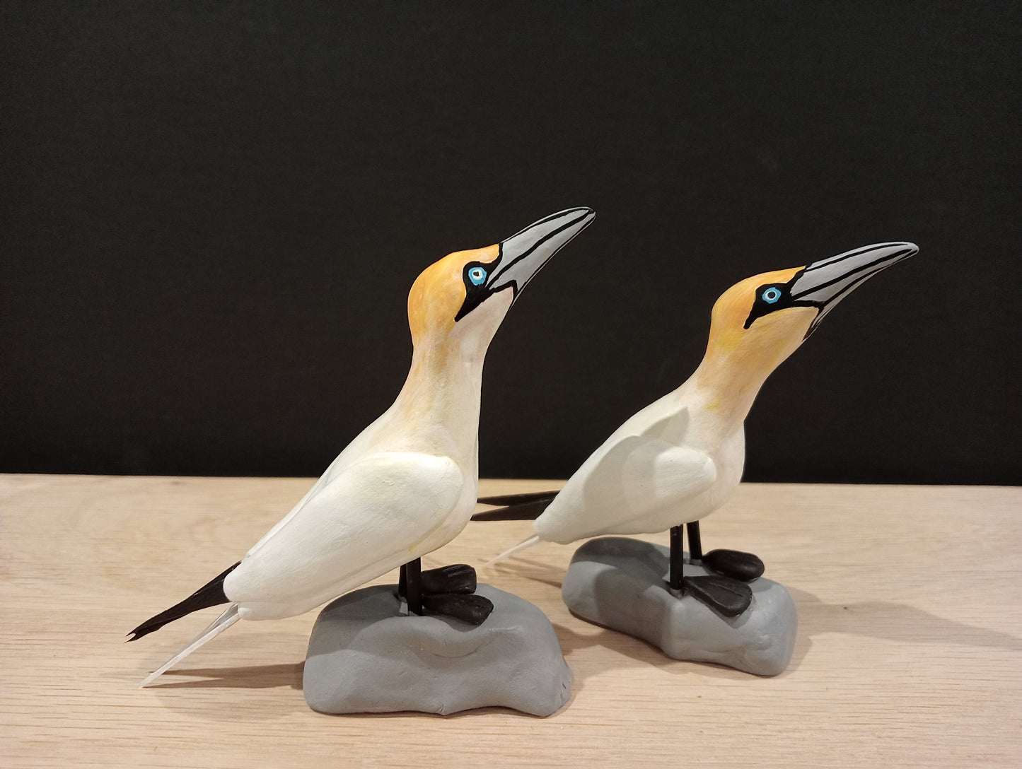 Northern Gannet in Courtship Display - Figurine