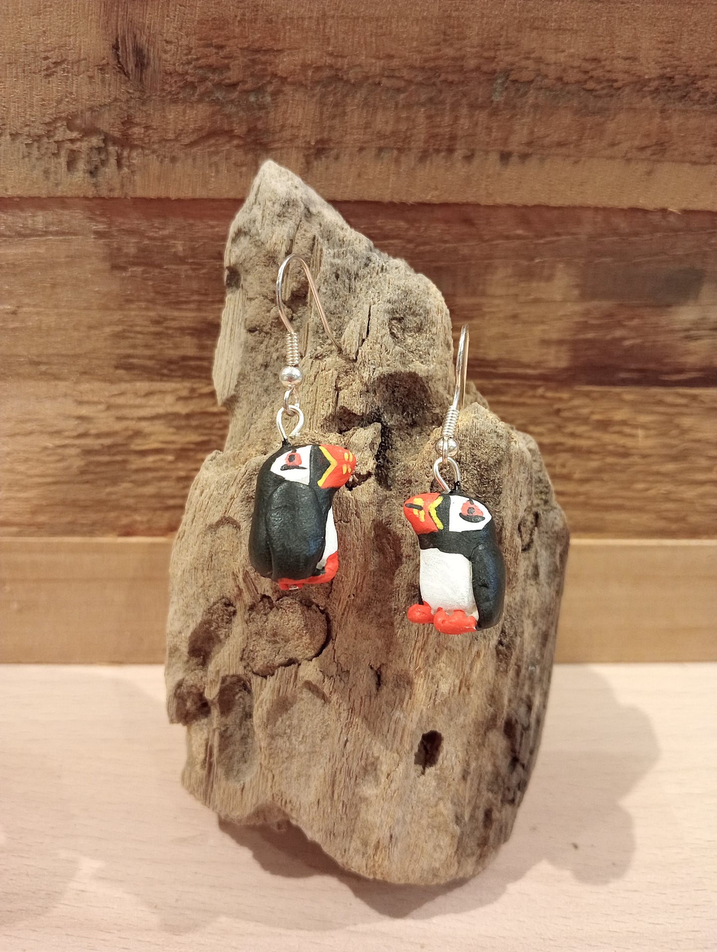 Boucles d'oreilles MAcareux moine