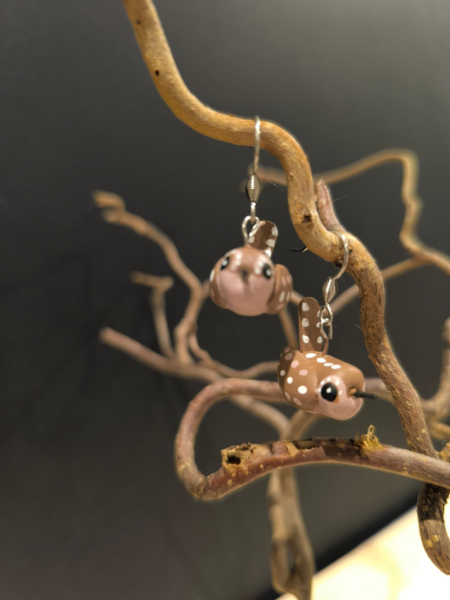TROGLODYTE MIGNON - Boucles d'oreilles oiseaux