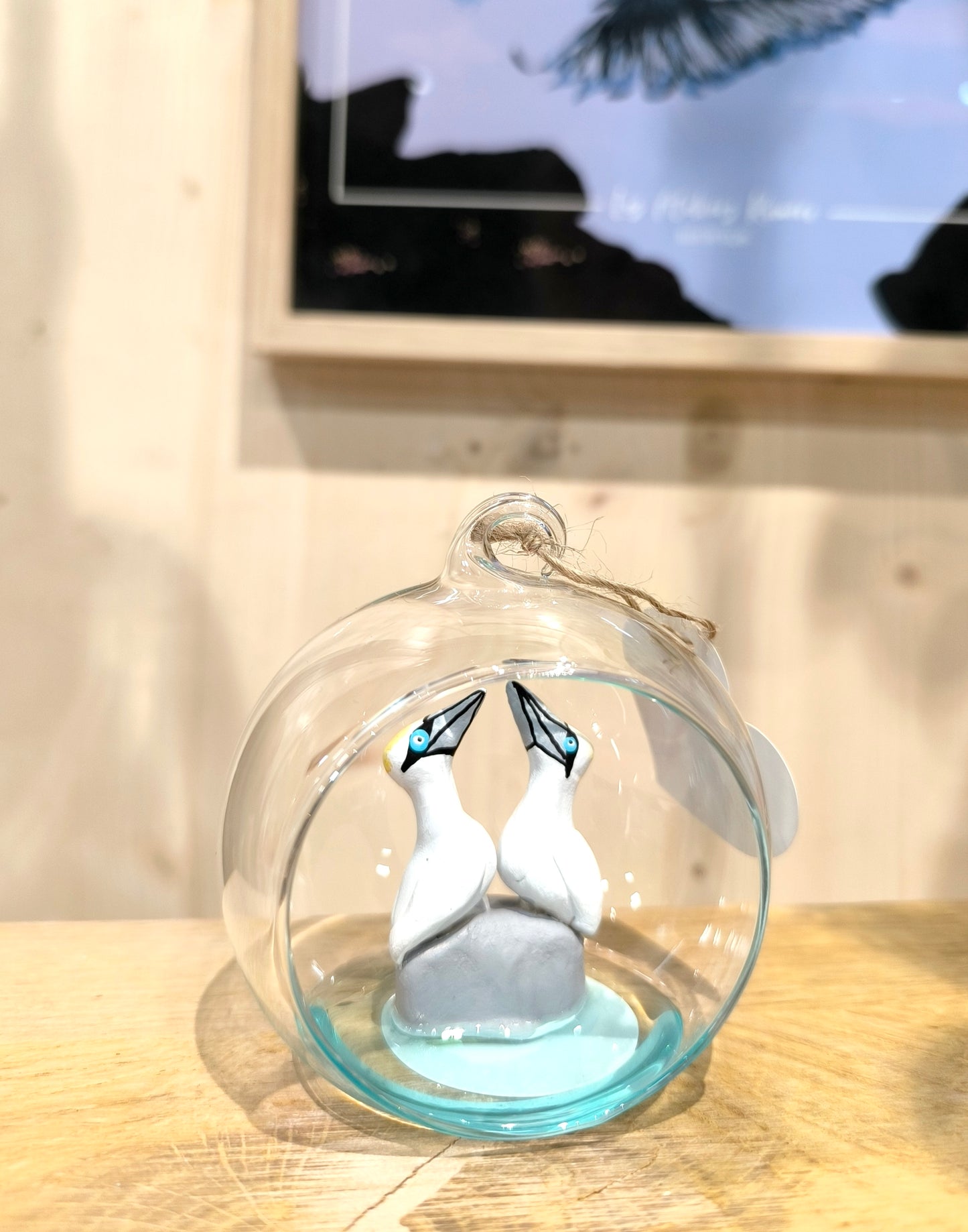 Northern Gannets in Courtship Display - "Little Dream Bubble" Hanging