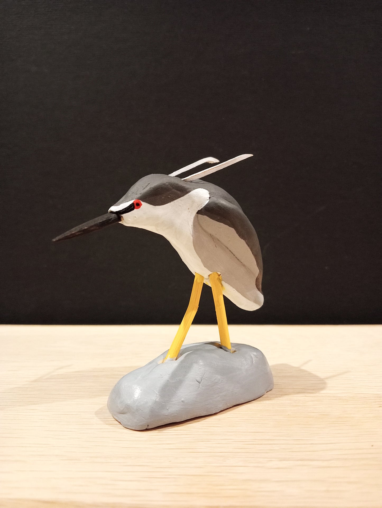 Figurine Bihoreau gris