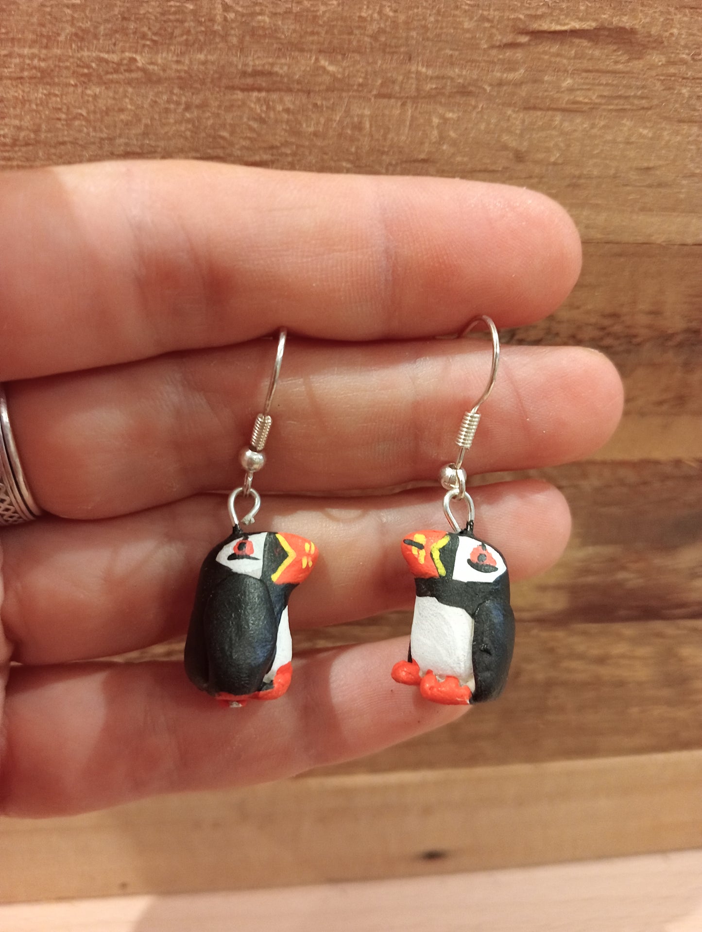 Macareux - Boucles d'oreilles