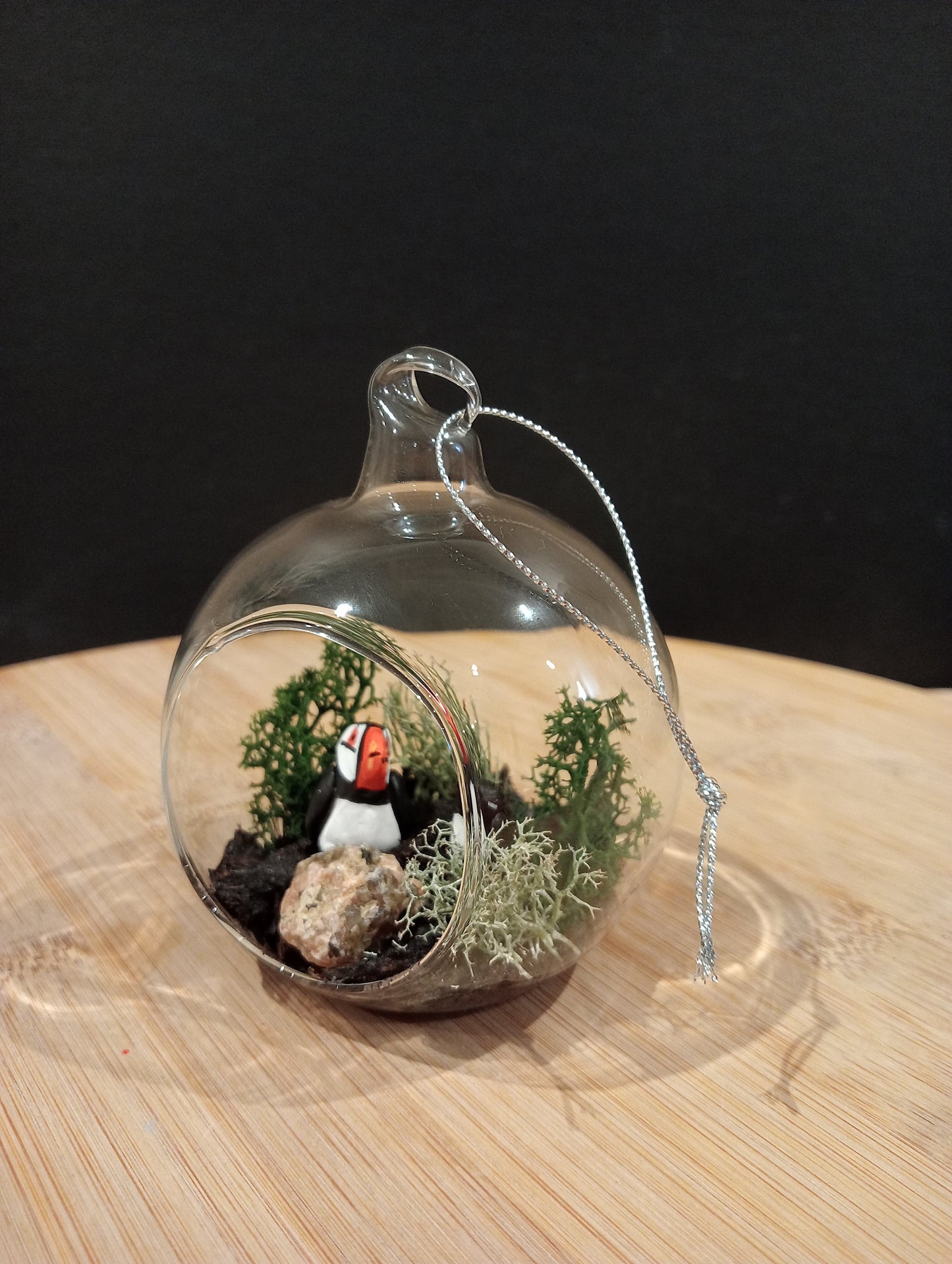 PUFFIN WITH ITS BABY - "Little Dream Bubble" Pendant Light