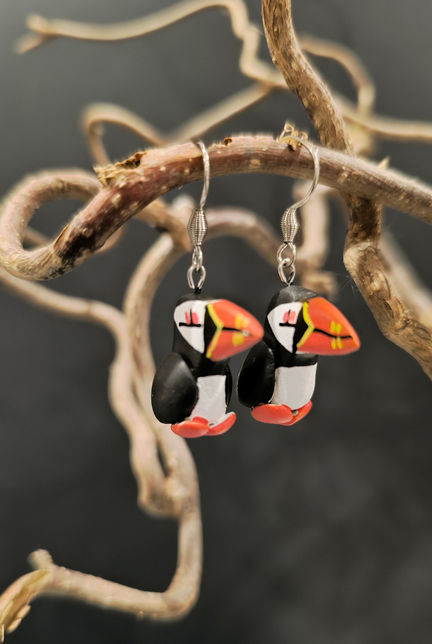 Puffin - Earrings