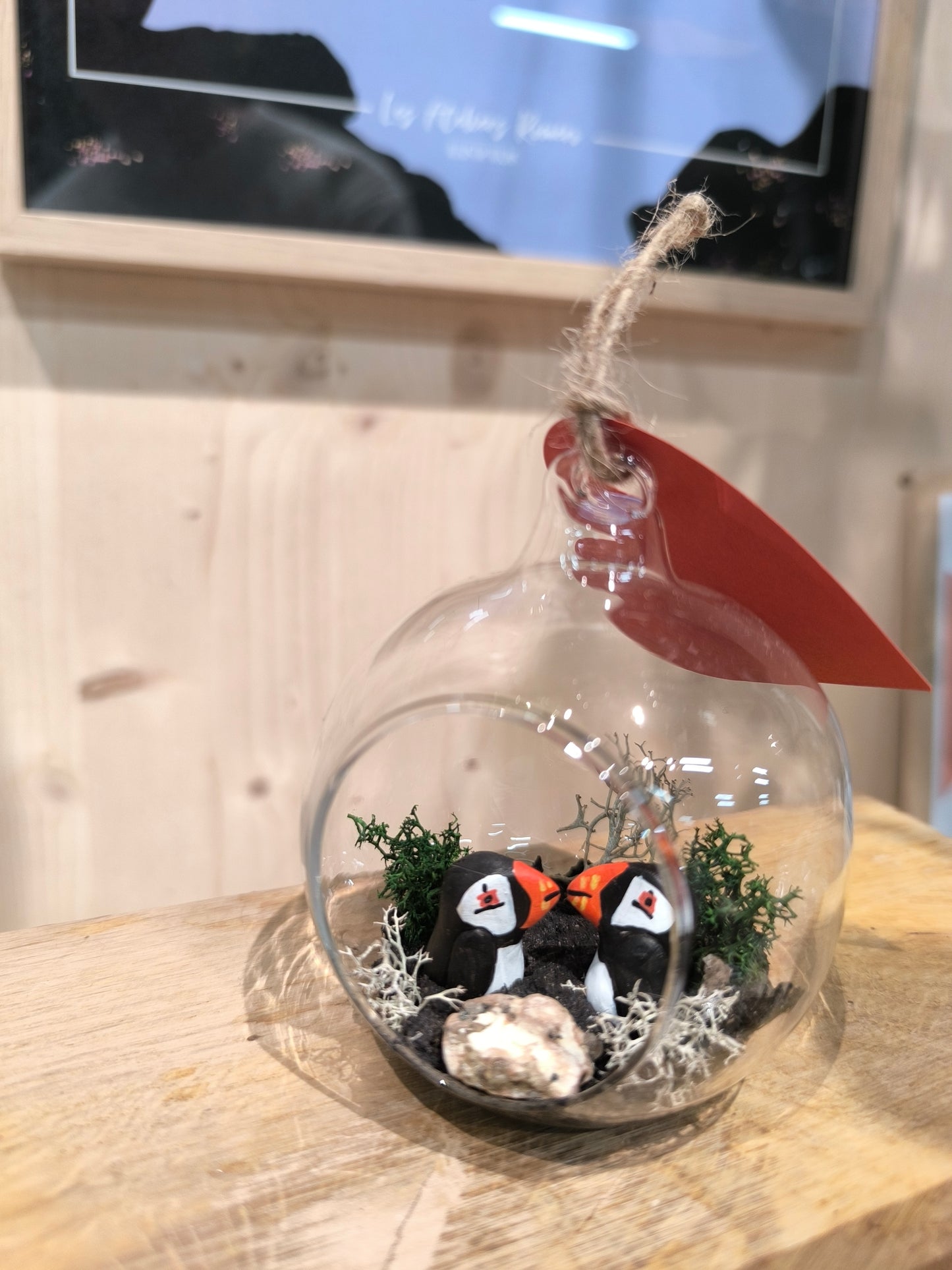 PUFFIN COUPLE - "Little Dream Bubble" Pendant Light