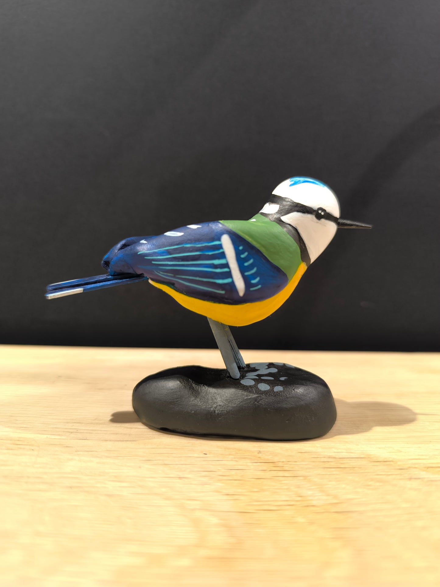 MESANGE BLEUE ( mâle )-FIGURINE