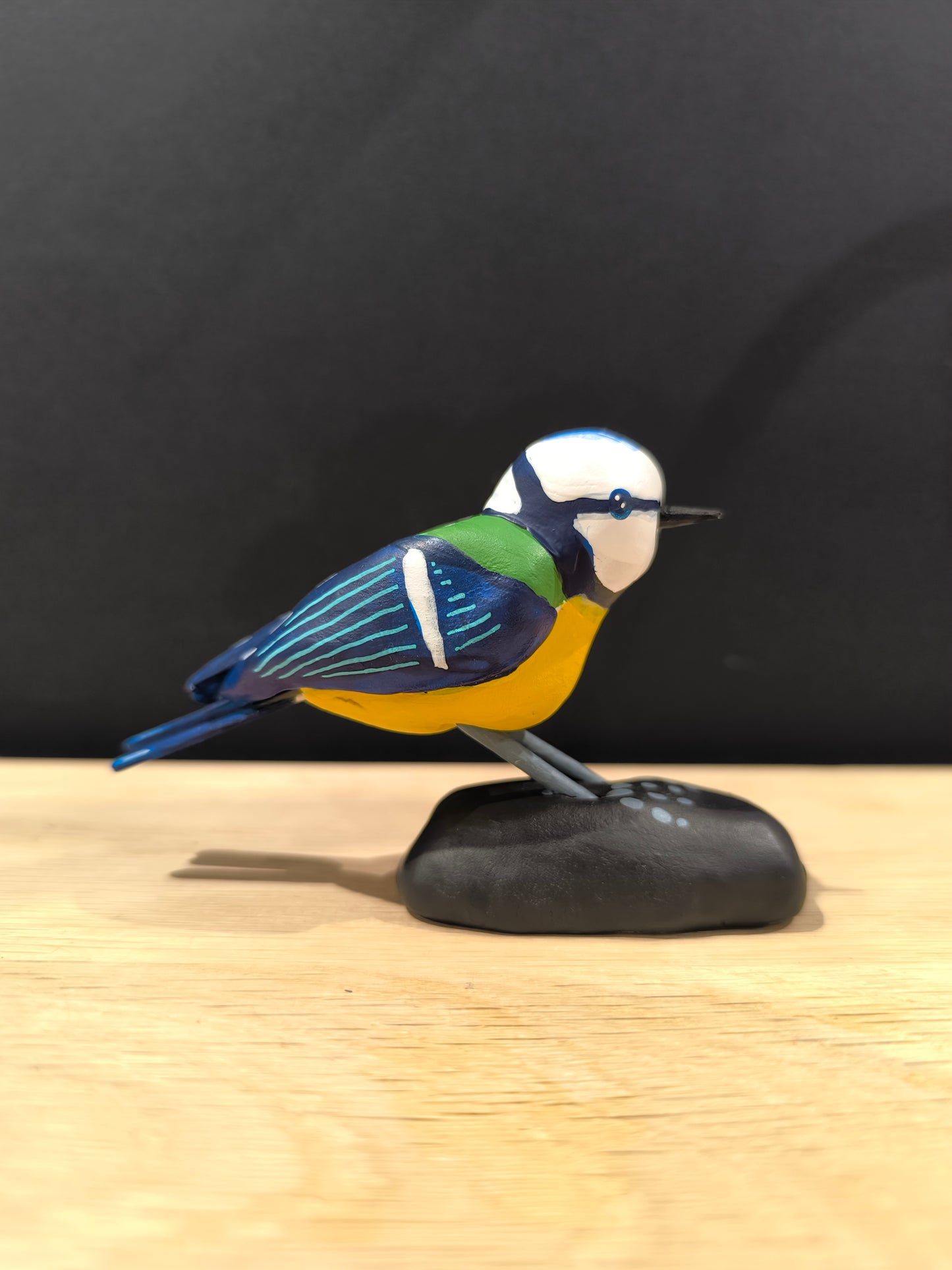 MESANGE BLEUE ( femelle )-FIGURINE
