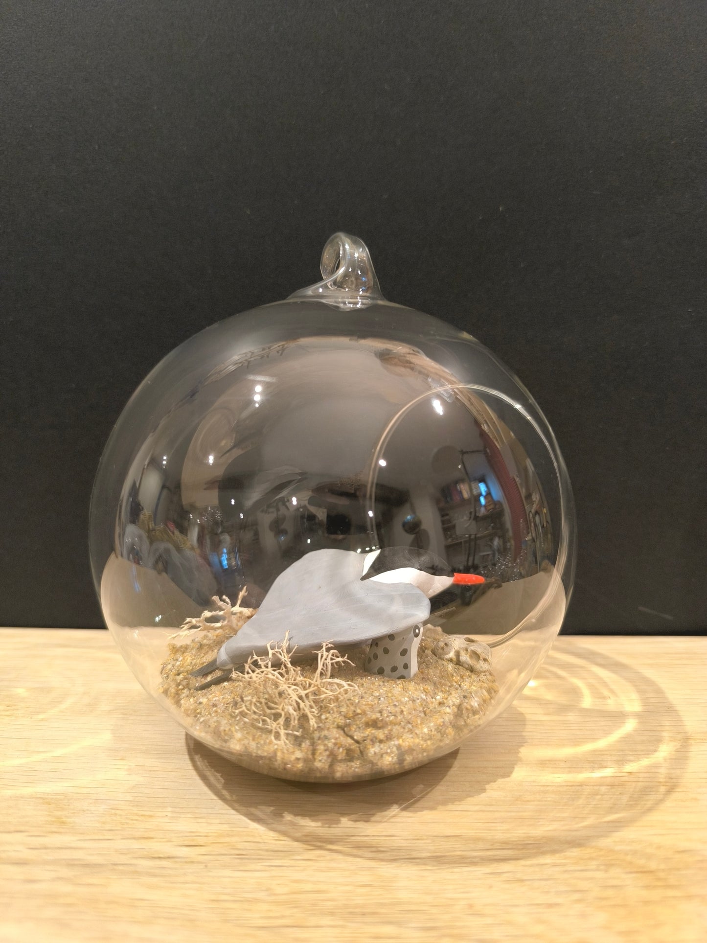 Common Tern Protecting Its Young - "Little Dream Bubble" Pendant Light