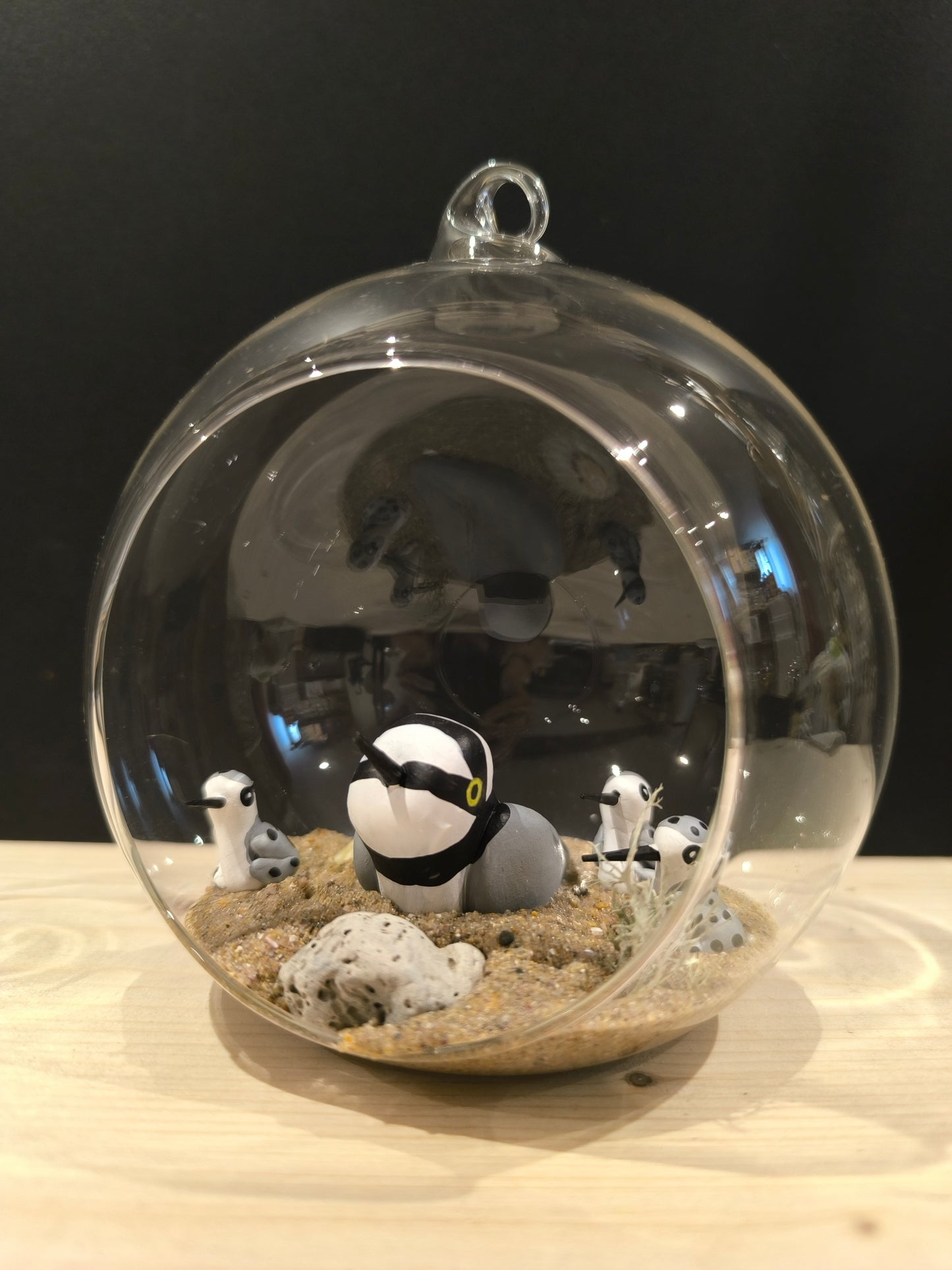 Petit gravelot avec ses petits- Grande bulle de Rêve