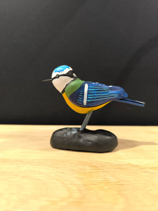 MESANGE BLEUE ( mâle )-FIGURINE