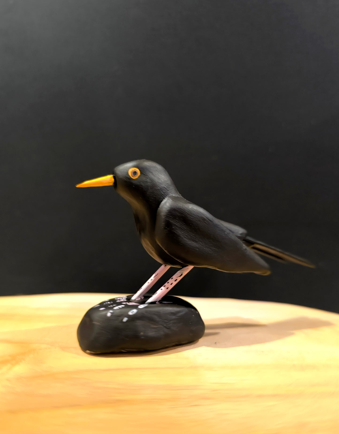 Merle noir -petite sculpture