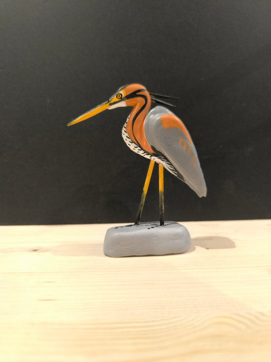 HERON POURPRÉ - Sculpture