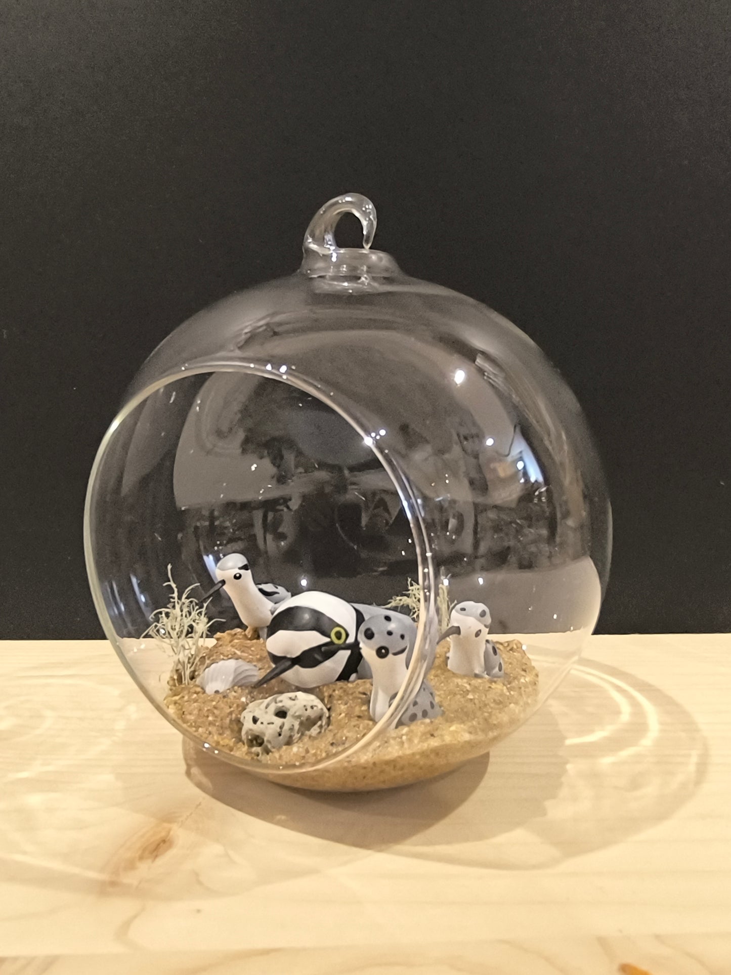 Petit gravelot avec ses petits- Grande bulle de Rêve