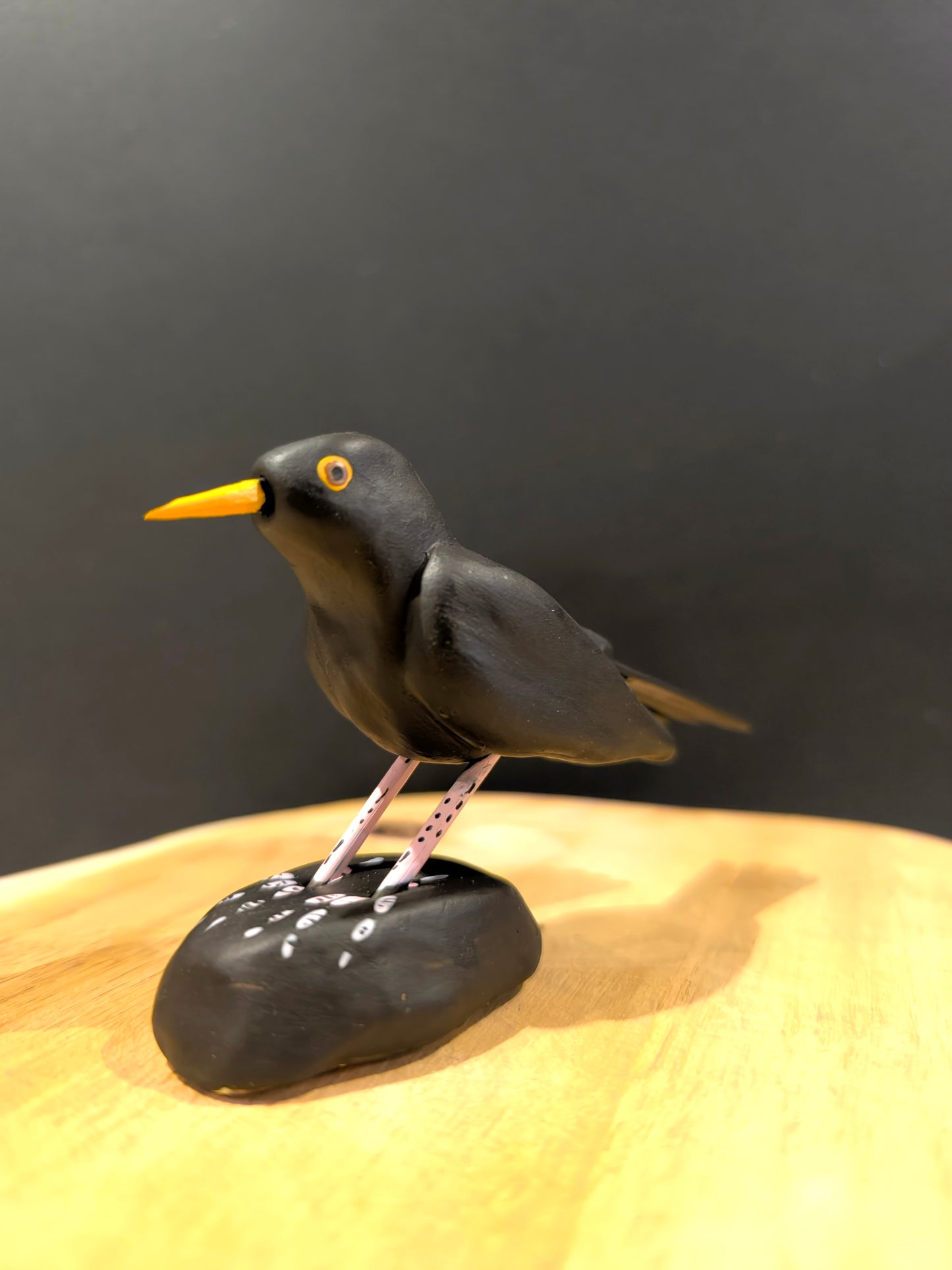 Merle noir -petite sculpture