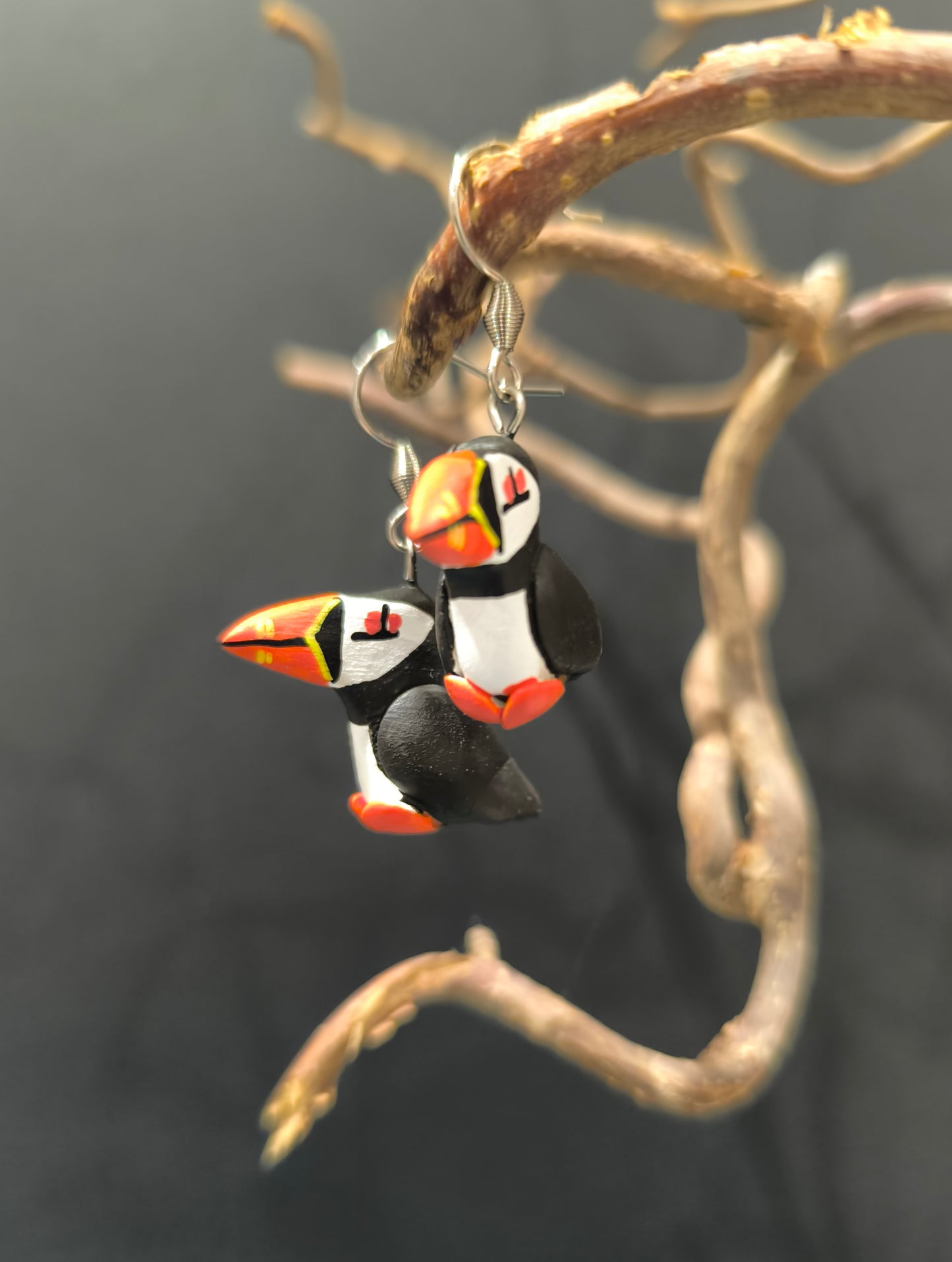 Puffin - Earrings