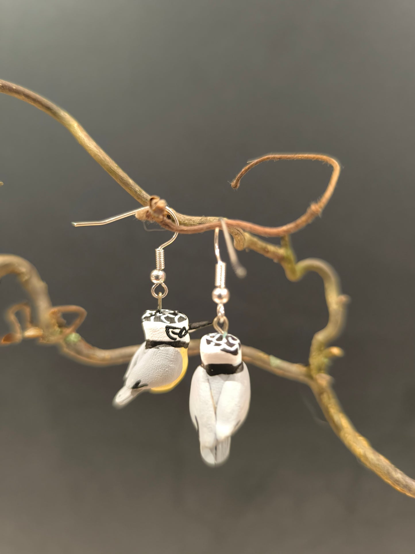 MESANGES HUPPEES- Boucles d'oreilles oiseaux