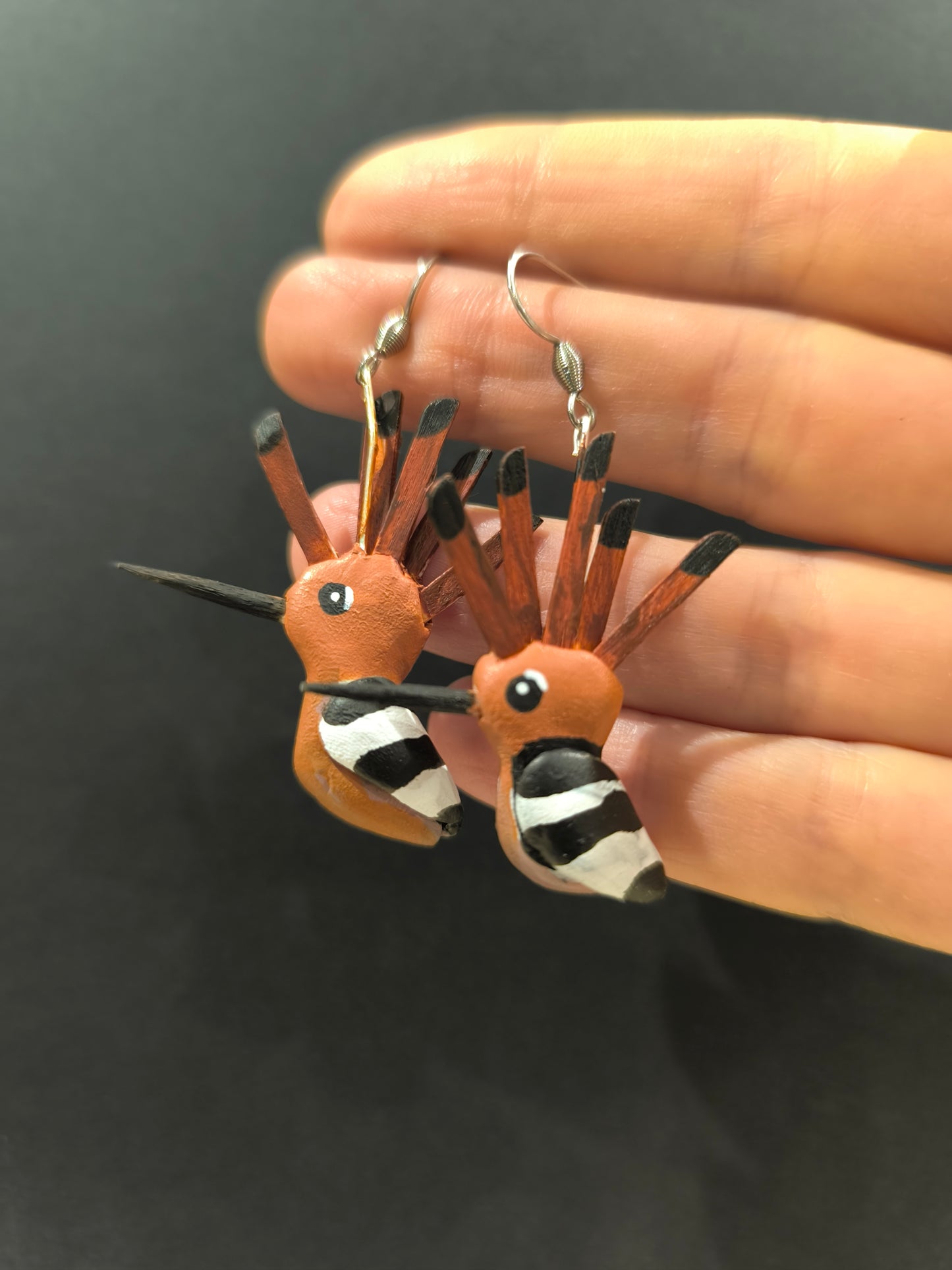 Hoopoes - Earrings