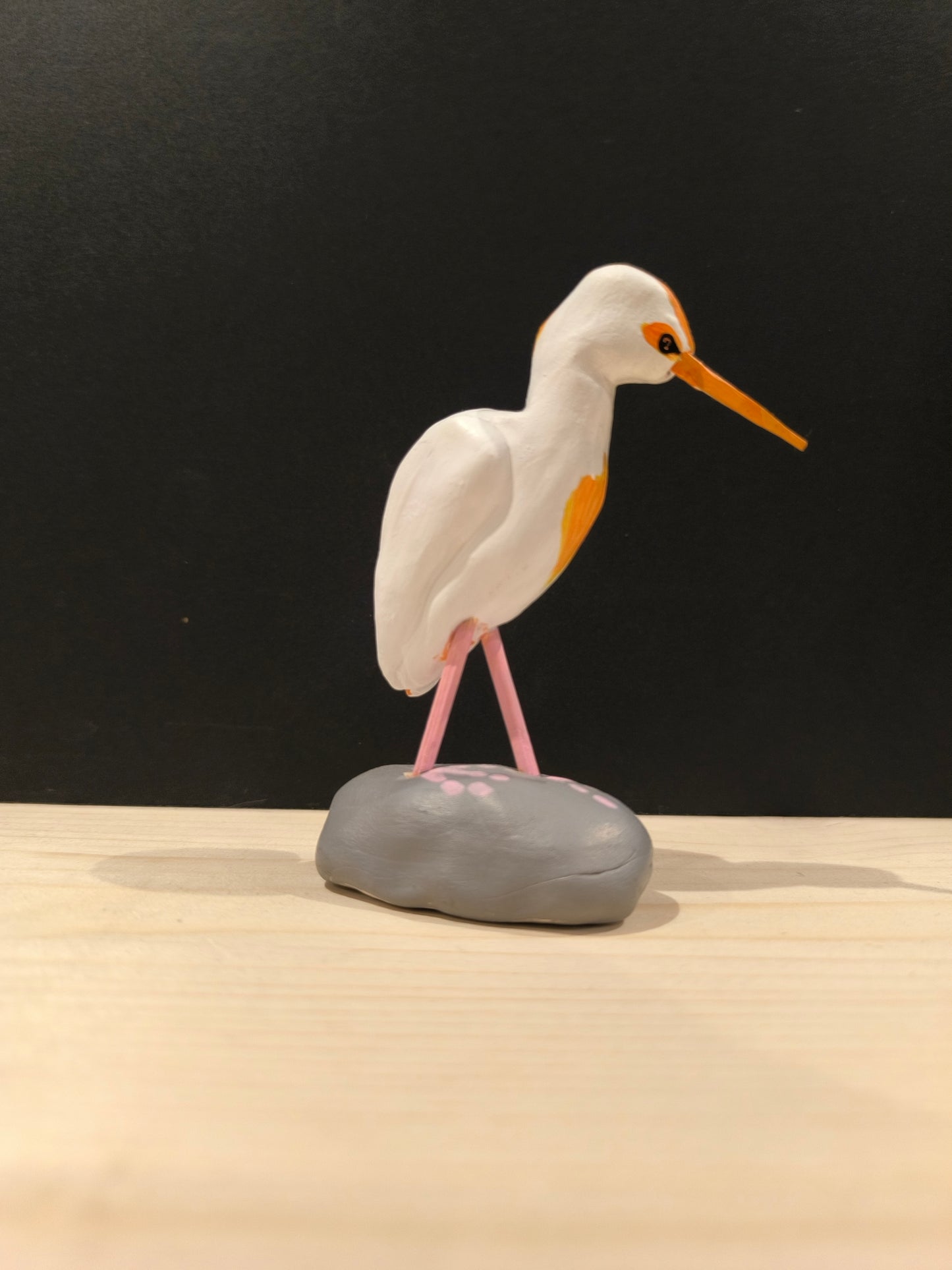 HERON garde boeufs - Sculpture