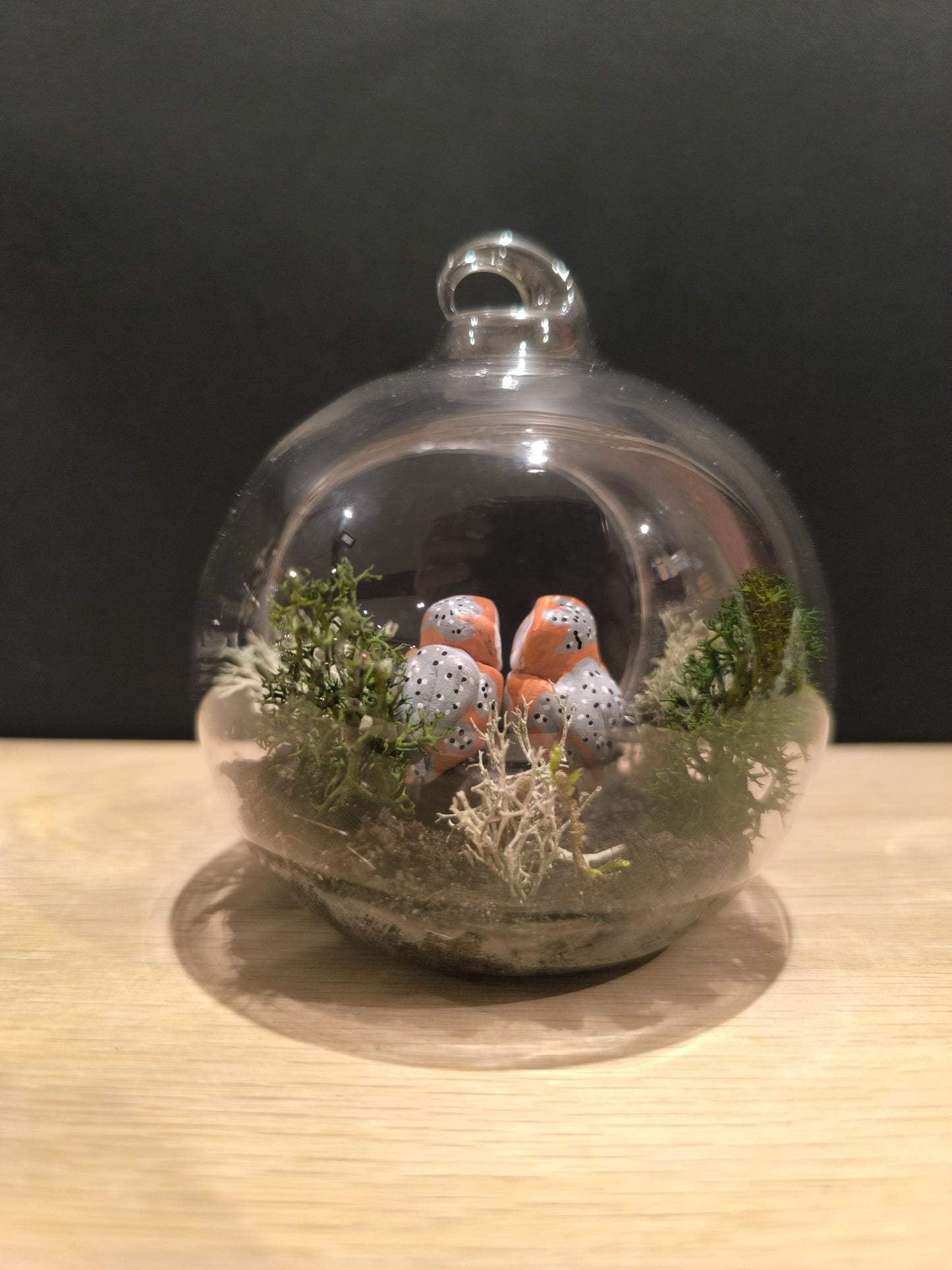 CHOUETTES EFFRAIES en couple- Suspension "Petite bulle de Rêve"