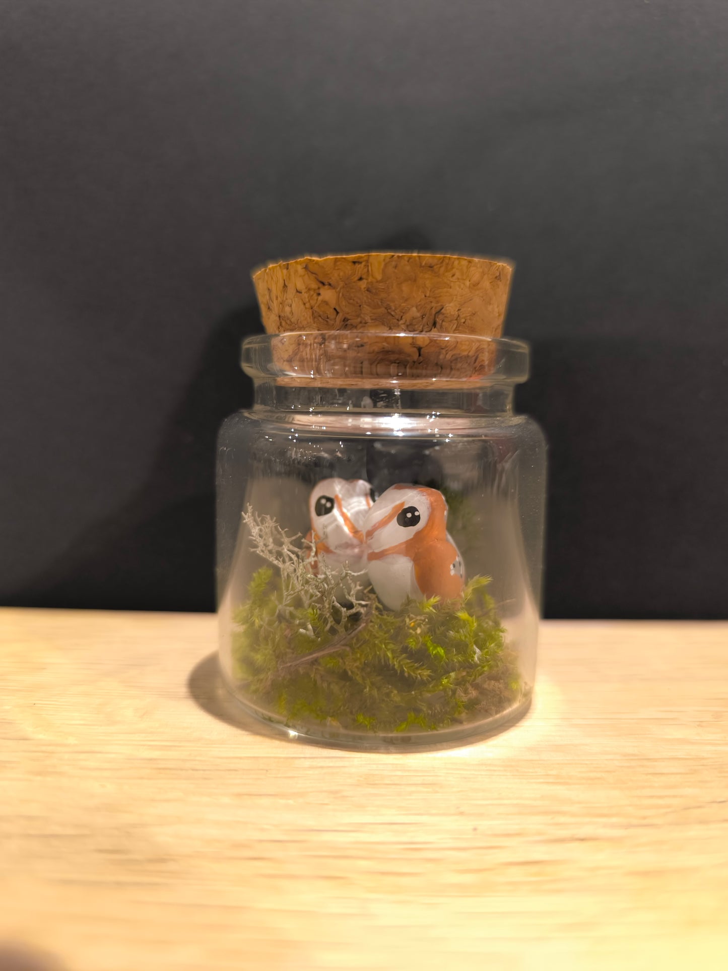 CHOUETTES EFFRAIES en couple-Miniature sous flacon "Minuscule"