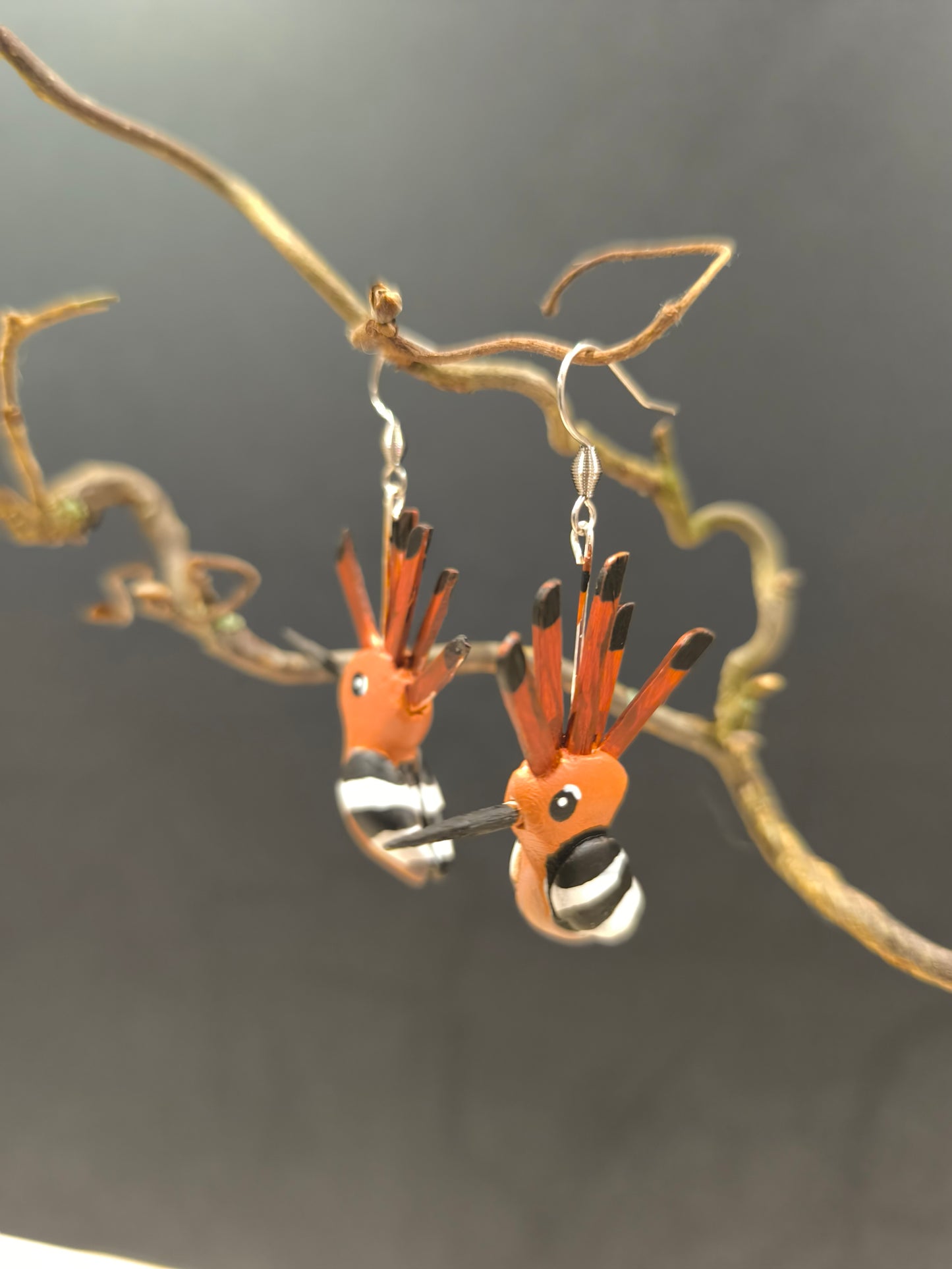 Hoopoes - Earrings