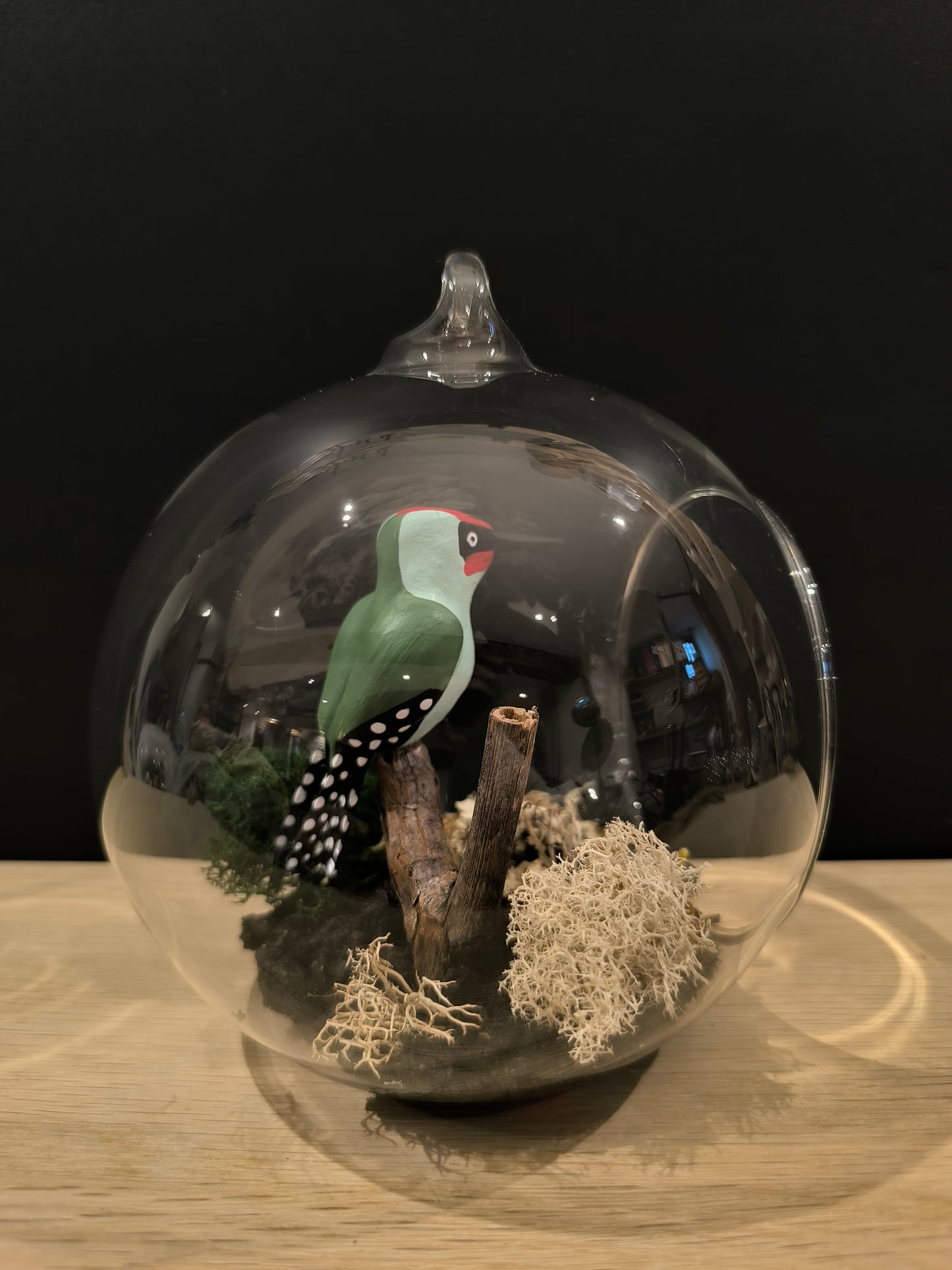 Pic vert sur sa branche- Grande bulle de Rêve