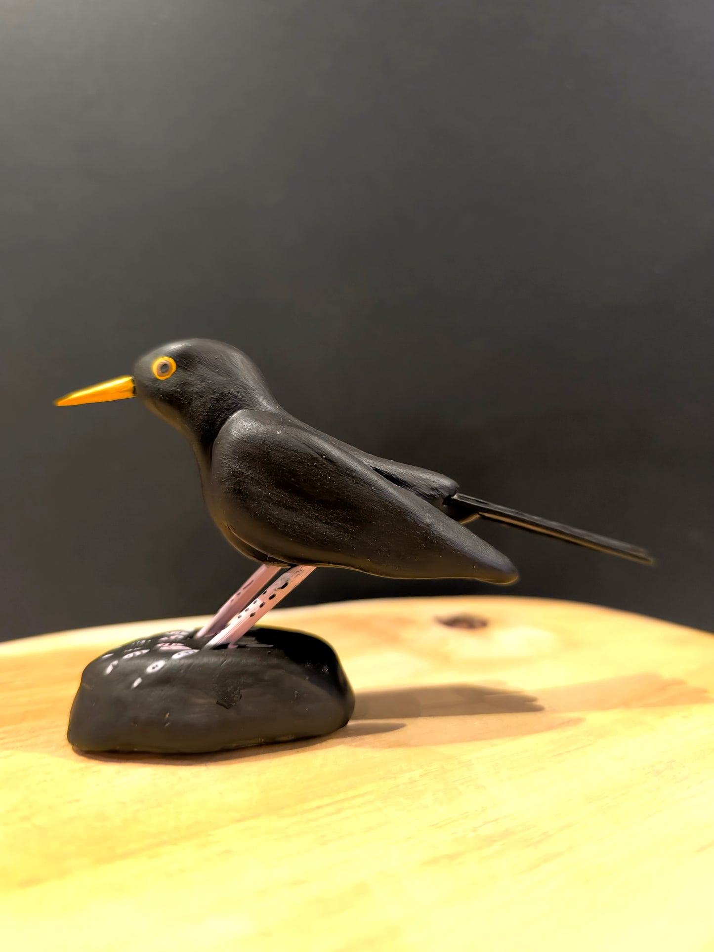 Merle noir -petite sculpture