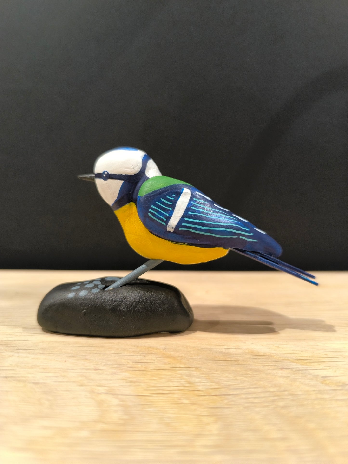 MESANGE BLEUE ( femelle )-FIGURINE