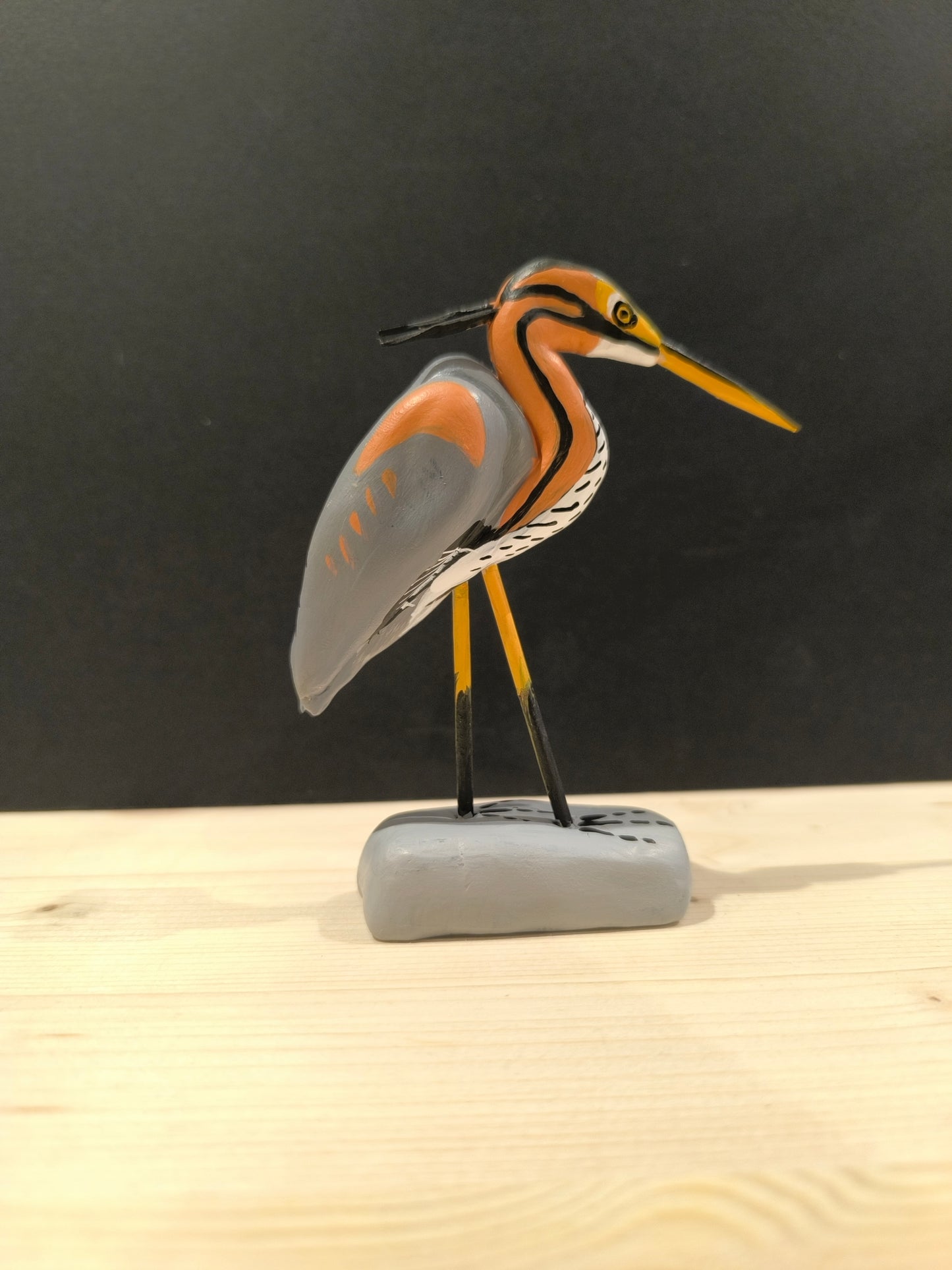 HERON POURPRÉ - Sculpture